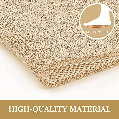 LuxStep Shower Mat Bathtub Mat Non-Slip Bath Mat with Drain, Quick Drying - Image 5