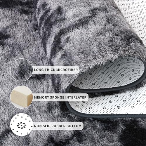 Tepook Soft Fluffy Rugs for Living Room, 5x8 Shaggy Area Rug for Bedroom - Image 5