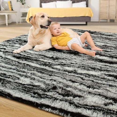 Tepook Fluffy Large Rugs for Living Room, 8x10 Area Rugs for Bedroom - Image 4