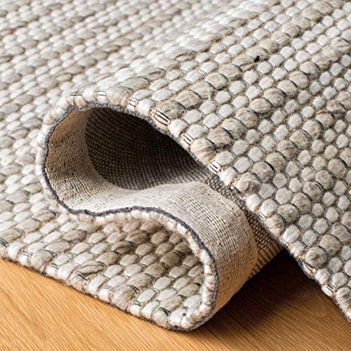 SAFAVIEH Marbella Collection Accent Rug - 4' x 6', Light Brown & Ivory, Flat Weave Wool Design, Ideal for High Traffic Areas in Entryway, Living Room, Bedroom (MRB392T) - Image 6