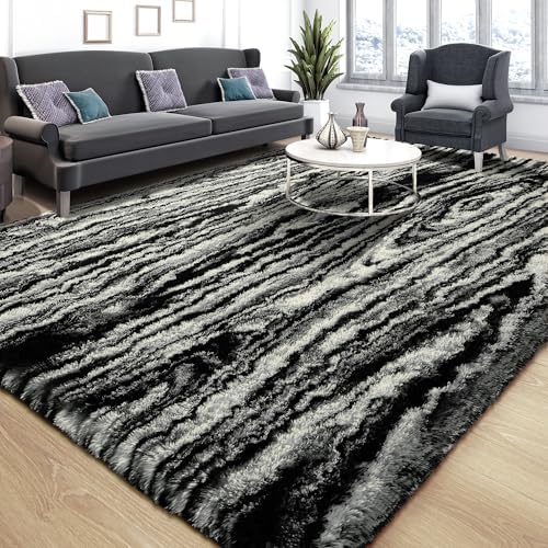 Tepook Fluffy Large Rugs for Living Room, 8x10 Area Rugs for Bedroom - Image 2