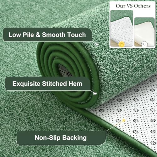 Keeko 3x5 Area Rugs for Living Room,Soft Washable Memory Foam Bedroom Rug - Image 2