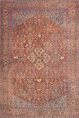 Loloi Loren Red/Multi 8'-4" x 11'-6" Area Rug - Image 3