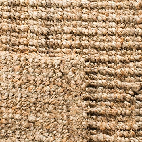 SAFAVIEH Natural Fiber Area Rug 8x10, Jute Knotted Large Natural NF447A - Image 6