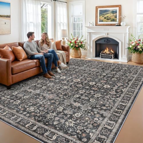 9x12 Area Rugs for Living Room - Washable Dining Room Rugs for Under Table - Image 5