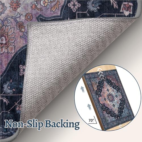 Tangsoo 2x6 Washable Runner Rug for Hallways, Oriental Non Slip Rug Runners - Image 4