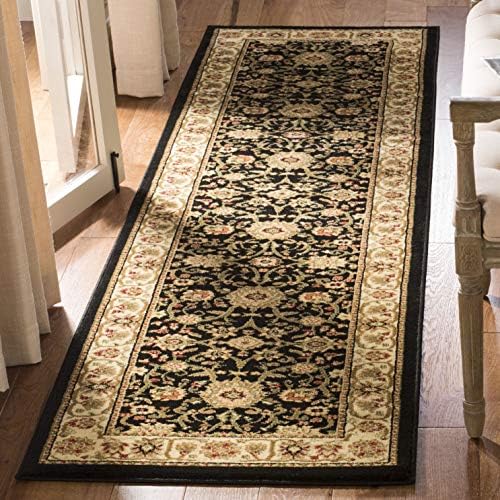 SAFAVIEH Lyndhurst Runner Rug 2'3"x12', Black & Ivory LNH212A by Unknown