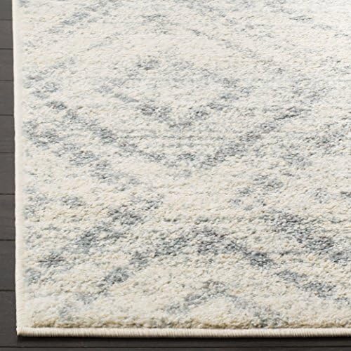 SAFAVIEH Adirondack Area Rug 4'x6', Boho Ivory & Light Blue ADR131T - Image 3