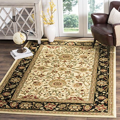 SAFAVIEH Lyndhurst Area Rug 4x6, Ivory & Black LNH212B by Unknown