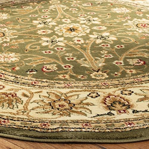 SAFAVIEH Lyndhurst Round Rug 8', Sage & Ivory LNH212C - Image 4