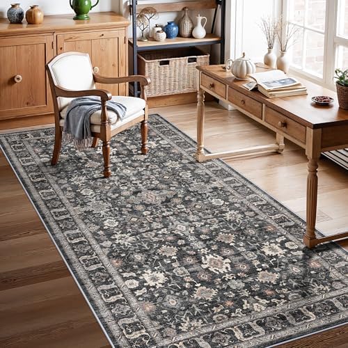 Washable Hallway Runner Rug 4x8: Wide 8ft Runner for Kitchen Entry Non Slip - Image 4