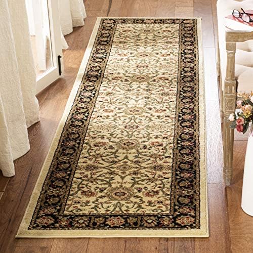 SAFAVIEH Lyndhurst Runner Rug 2'3"x10', Ivory & Black LNH212B by Unknown