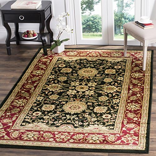 SAFAVIEH Lyndhurst Area Rug 4x6, Black & Red LNH212G by Unknown