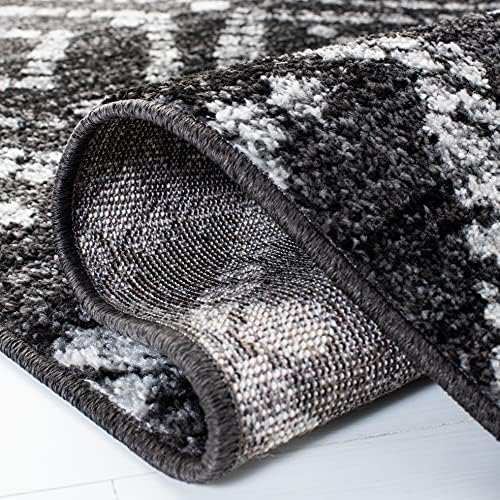 SAFAVIEH Adirondack Area Rug 9'x12', Boho Black & Ivory ADR131A - Image 6