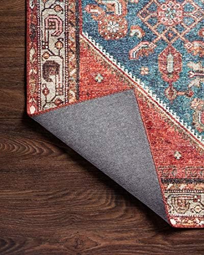 Loloi Layla Marine/Clay 3'-6" x 5'-6" Accent Rug - Image 7