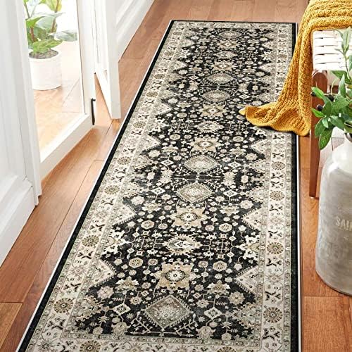 Washable Hallway Runner Rug 2x10: Non Slip Runner Rugs with Rubber Backing - Image 2