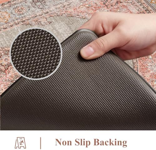 Collive Boho Anti Fatigue Mats for Kitchen Floor, 17.3"x29"+17.3"x47" - Image 4