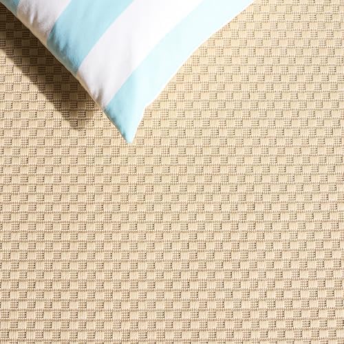 SAFAVIEH Courtyard Area Rug 8x10, Large Beige & Dark Beige CY8475-39312 - Image 6