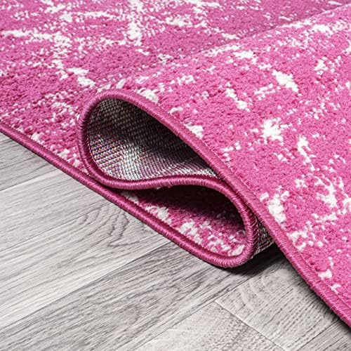 JONATHAN Y Boho Vintage Diamond Fuchsia/Ivory Indoor Area Rug 4X6 ft, Moroccan Hype for Living Room, Bedroom, Kitchen, Office, Easy-Cleaning, High Traffic, Pet-Friendly, Non-Shedding (MOH101G-4) - Image 6