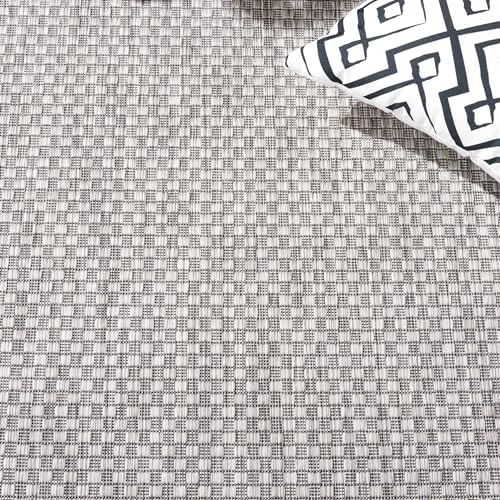 SAFAVIEH Courtyard Outdoor Accent Rug 2'3"x4', Light Grey CY8475-37612 - Image 5