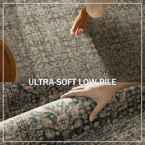 Boho Washable Kitcheh Rug for Entryway: Door Mat Indoor Entrance 2x3 Small Throw Rug Stain Resistant Non-Slip Low Pile Soft Carpet for Kitchen Front Door Indoor Entrance Entry Bedroom - Image 4