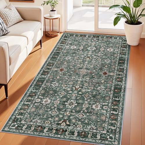 Washable Hallway Runner Rug 4x8: Wide 8ft Runner for Kitchen Entry Non Slip - Image 4