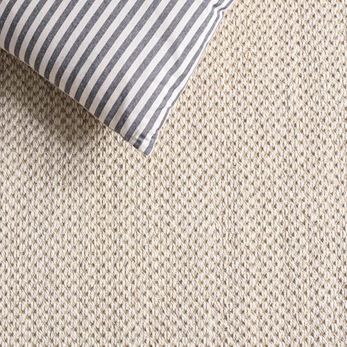 SAFAVIEH Natural Fiber Accent Rug 2x3, Sisal Textured Marble & Beige NF143C - Image 3