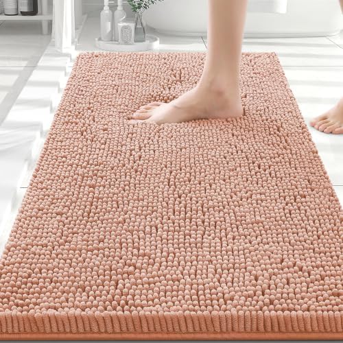 Smiry Bathroom Rugs 30X20, Luxury Chenille Extra Soft Absorbent Bath Mat by Smiry