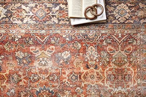 Loloi Layla Spice/Marine 2'-6" x 9'-6" Runner Rug - Image 2