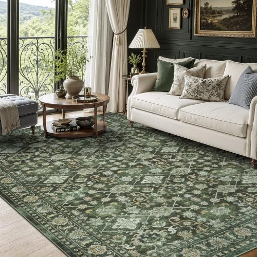 DCX Distressed Vintage Washable 5x7 Area Rug - Image 3