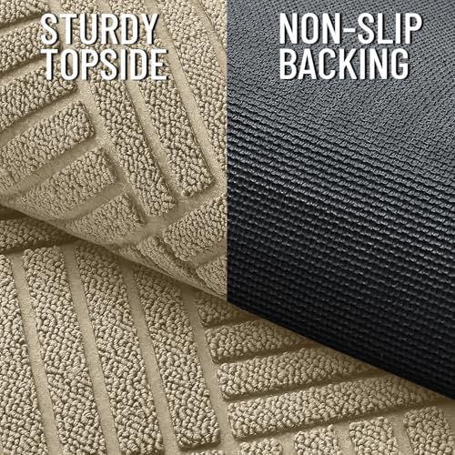 OLANLY Front Door Mat Outside Entrance 47x32, Waterproof Heavy-Duty Doormat - Image 4