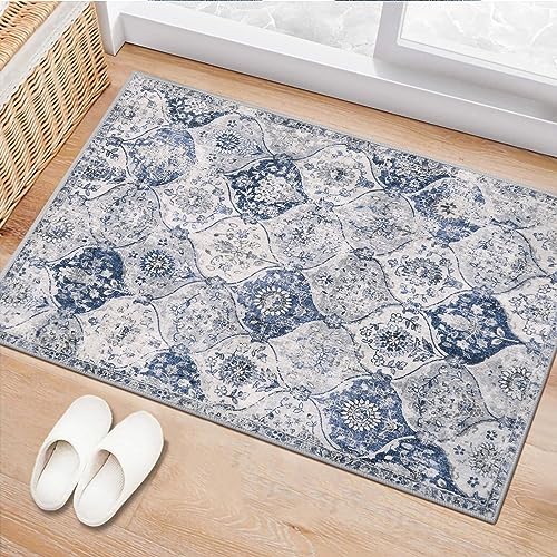 Lahome Moroccan Washable Rug, 2x3 Kitchen Rugs for Entryway Bathroom by Lahome