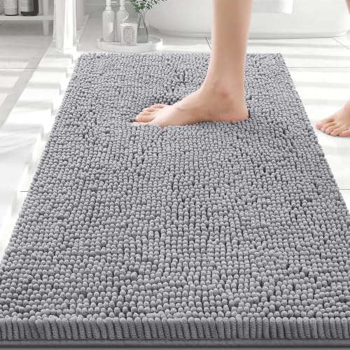 Smiry Bathroom Rugs 30X20, Luxury Chenille Extra Soft Absorbent Bath Mat by Smiry