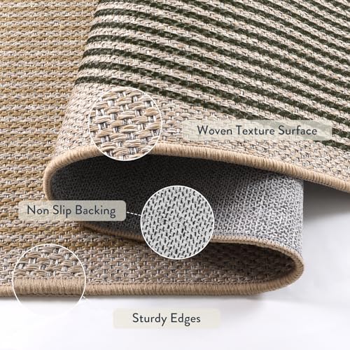 Lahome Rainbow Muddy Mats for Indoor, 32"x48" Indoor Outdoor Front Door Mat - Image 3