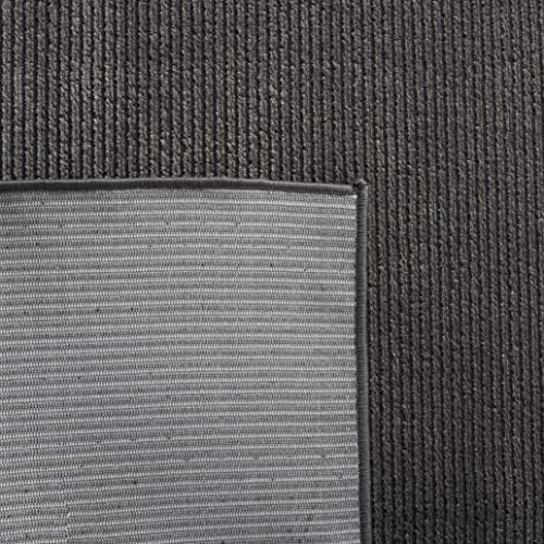 SAFAVIEH Revive Collection Area Rug - 5'3" x 7'7", Charcoal, Solid Design, Non-Shedding & Easy Care, Ideal for High Traffic Areas in Living Room, Bedroom (REV102H) - Image 4
