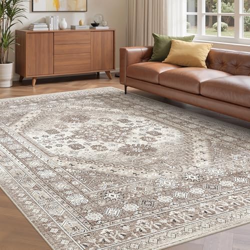 befbee Washable 5x7 Area Rug Non Slip Stain Resistant Rug for Living Room by Befbee