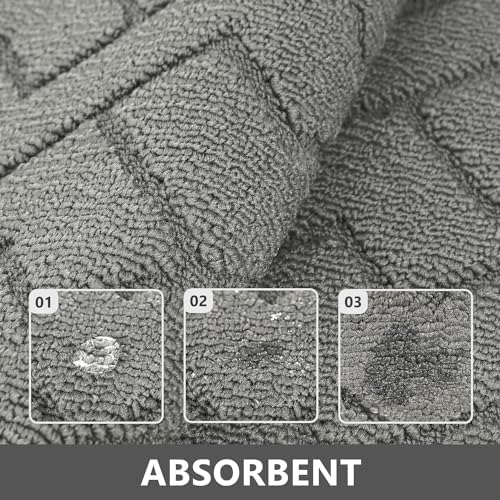 hicorfe Kitchen Runner Rug,20"x48"+20"x32" Kitchen Set,Non-Slip Kitchen Mat - Image 5