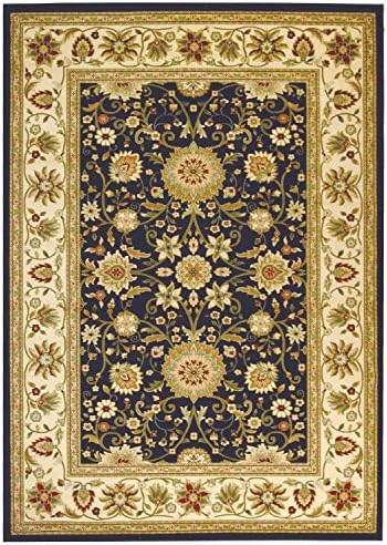 SAFAVIEH Lyndhurst Area Rug 5'3"x7'6", Black & Ivory LNH212A - Image 3