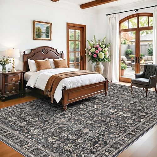 9x12 Area Rugs for Living Room - Washable Dining Room Rugs for Under Table - Image 4