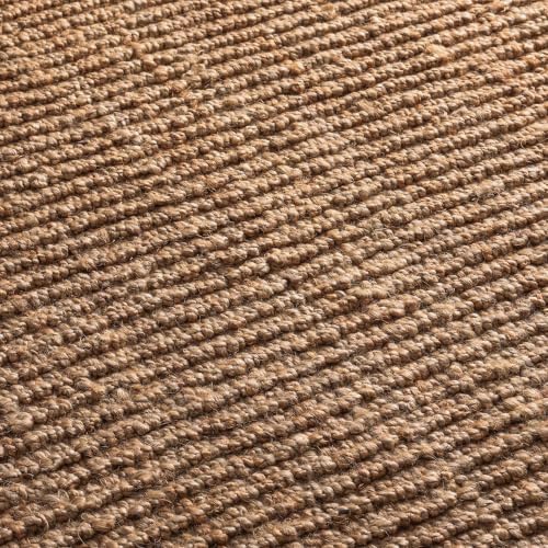 SAFAVIEH Natural Fiber Area Rug 4x6 Jute Knotted, Natural NF447A - Image 6