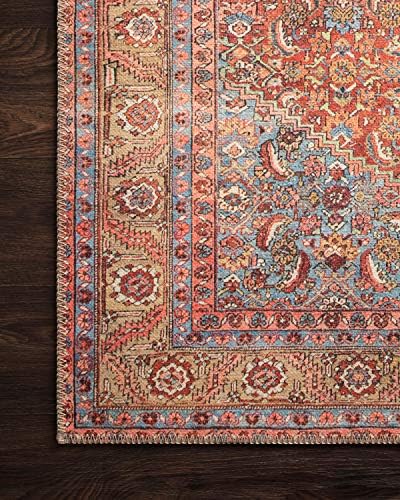 Loloi Loren Red/Multi 8'-4" x 11'-6" Area Rug - Image 5