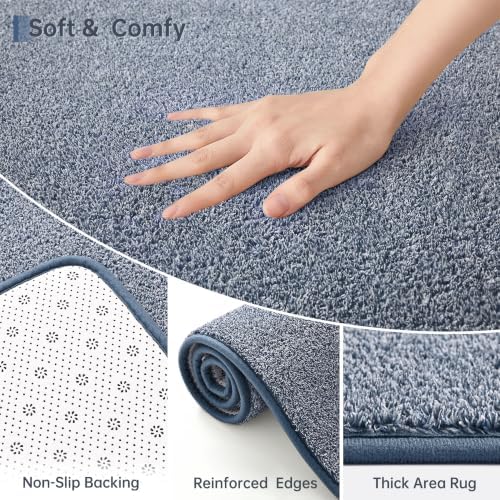 Keeko 4x4 Square Area Rugs for Living Room Bedroom,Soft Washable Carpet - Image 2
