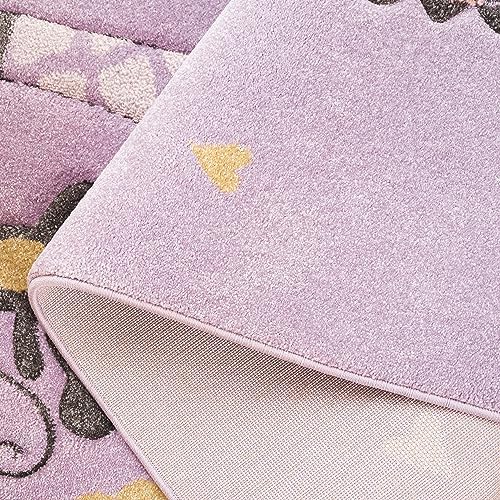 SAFAVIEH Carousel Kids Area Rug 5'3"x7'6", Modern Purple CRK120V - Image 6