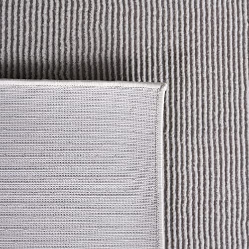 SAFAVIEH Revive Collection Area Rug - 6'7" Square, Grey, Solid Design, Non-Shedding & Easy Care, Ideal for High Traffic Areas in Living Room, Bedroom (REV102F) - Image 3