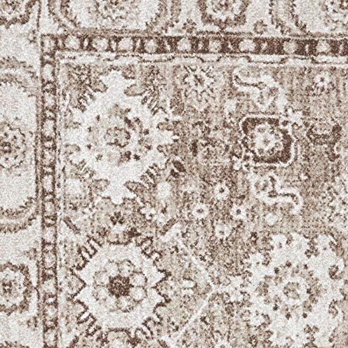 SAFAVIEH Vintage Hamadan Area Rug 5'3"x7'6", Traditional Taupe VTH214T - Image 6