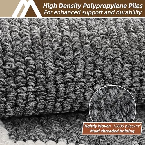 COSY HOMEER Kitchen Rugs Sets of 2 Non-Slip Washable,20"x30"+20"x48" - Image 2