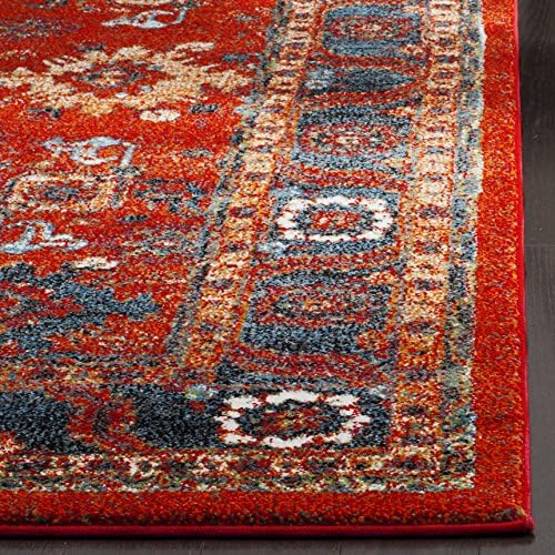SAFAVIEH Vintage Hamadan Collection Area Rug - 2'3" x 4', Orange & Blue, Traditional Persian Design, Non-Shedding & Easy Care, Ideal for Front Door, Kitchen, Entryway, Accent Space (VTH214C) - Image 5