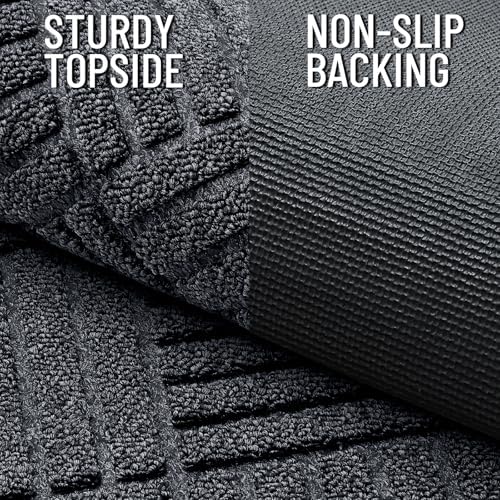 OLANLY Front Door Mat Outside Entrance 35x23, Waterproof Heavy-Duty Doormat - Image 4