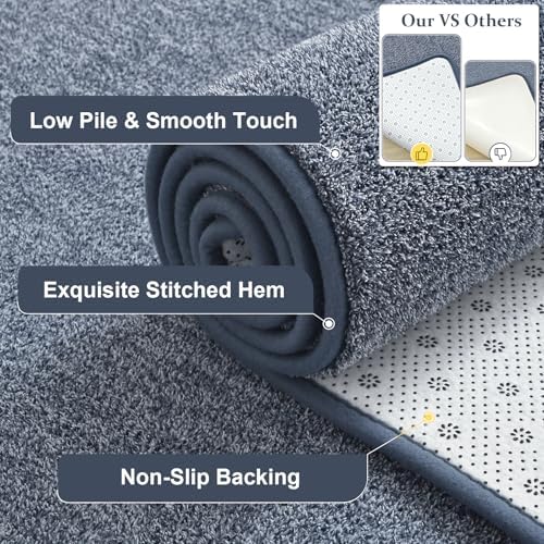 Keeko 6x9 Area Rugs for Living Room,Soft Washable Memory Foam Bedroom Rug - Image 2