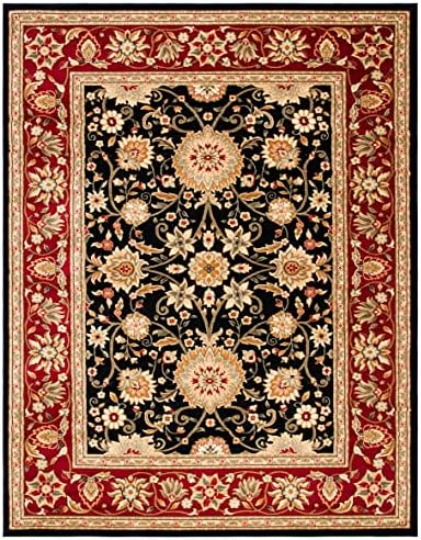 SAFAVIEH Lyndhurst Area Rug 8x11, Black & Red LNH212G - Image 3